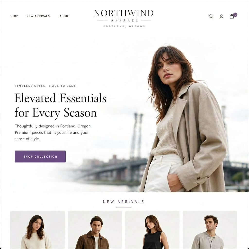 Northwind Apparel — Fashion store · Portland, OR
